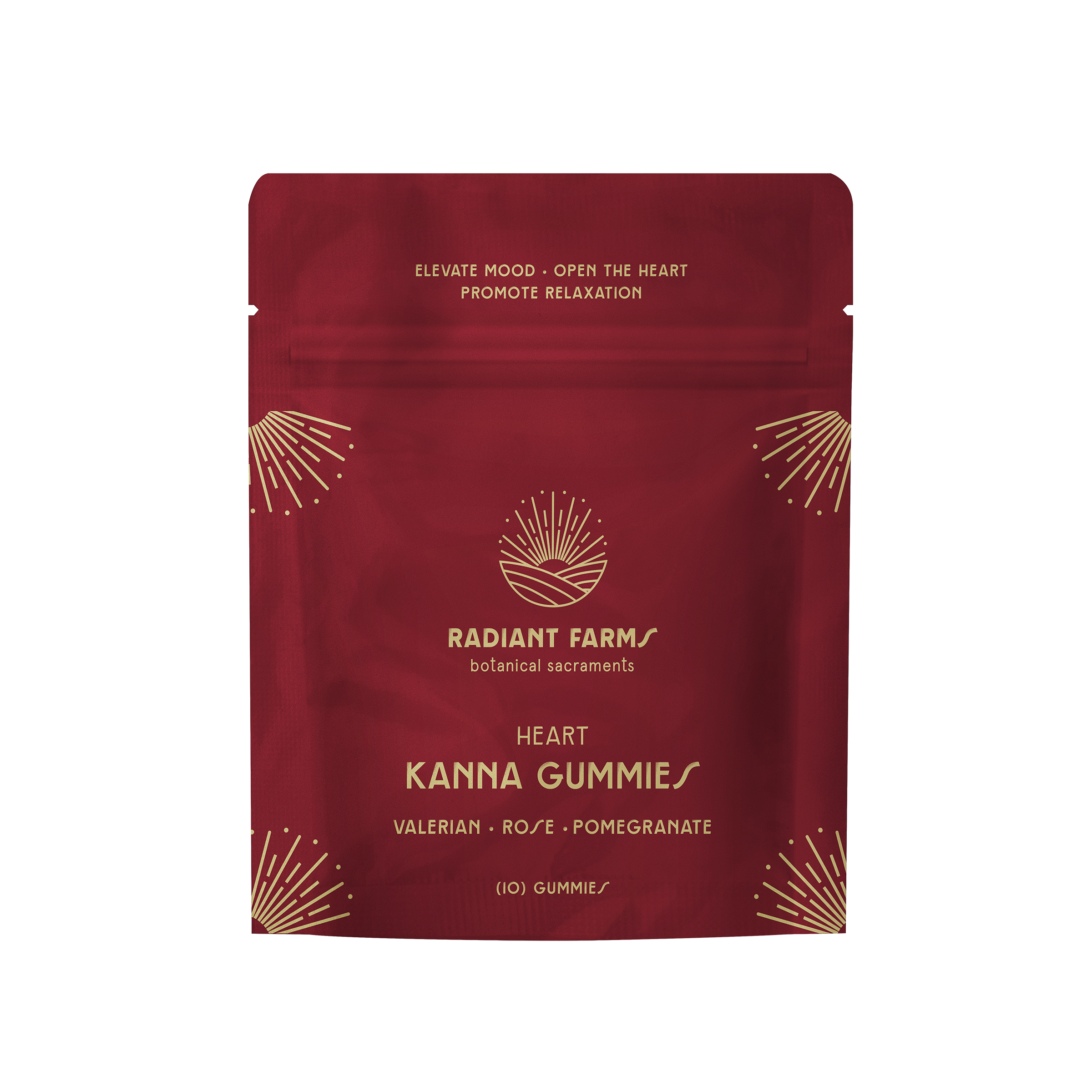 heart: kanna and rose gummies, connects and softens