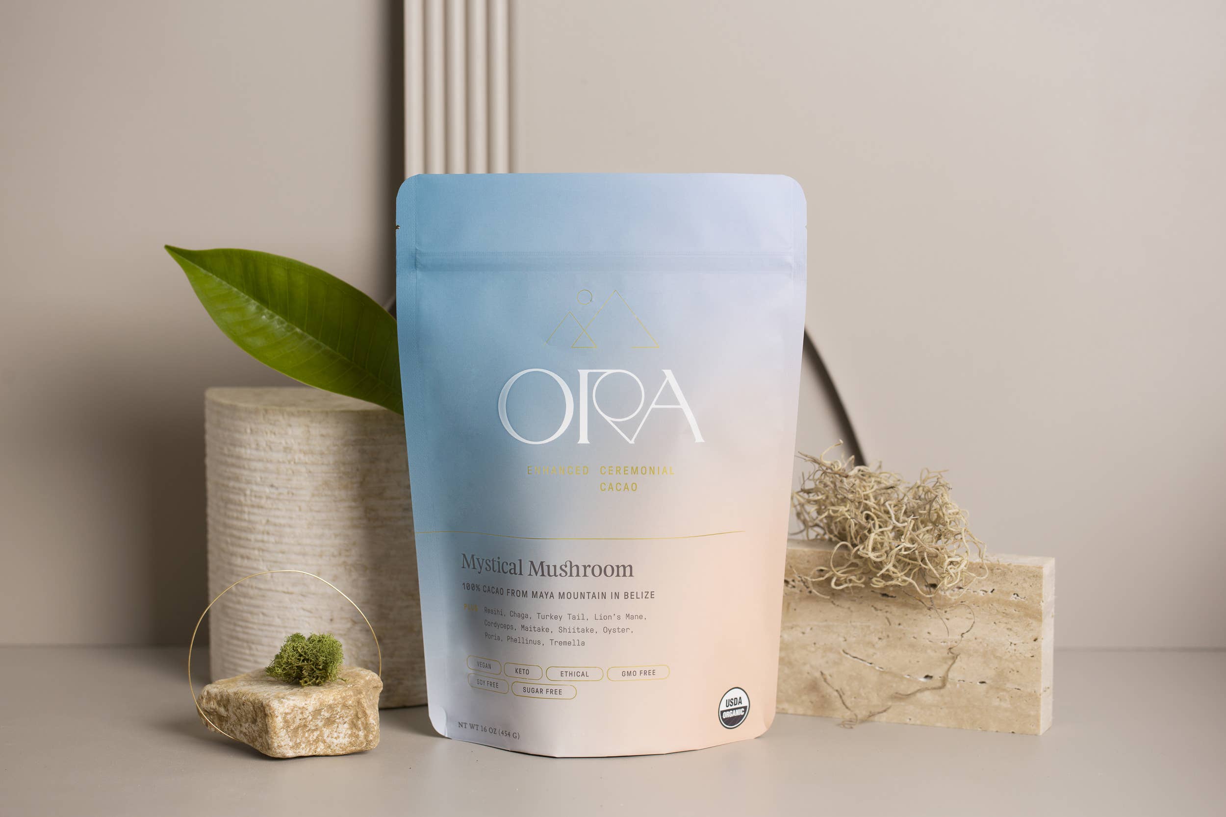 mystical mushroom cacao - organic ceremonial chocolate